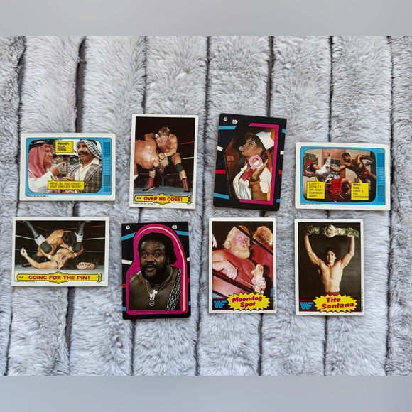 Topps Other - Topps Wrestling Trading Cards - Blue, Pink, Yellow Highlights